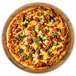 Chicken Tikka Chasni Pizza 