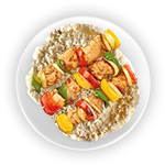 Chicken Bbq King Naan Kebab 