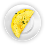 Omlette With Chips 