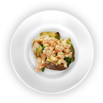 Prawn Mayonnaise Baked Potato 